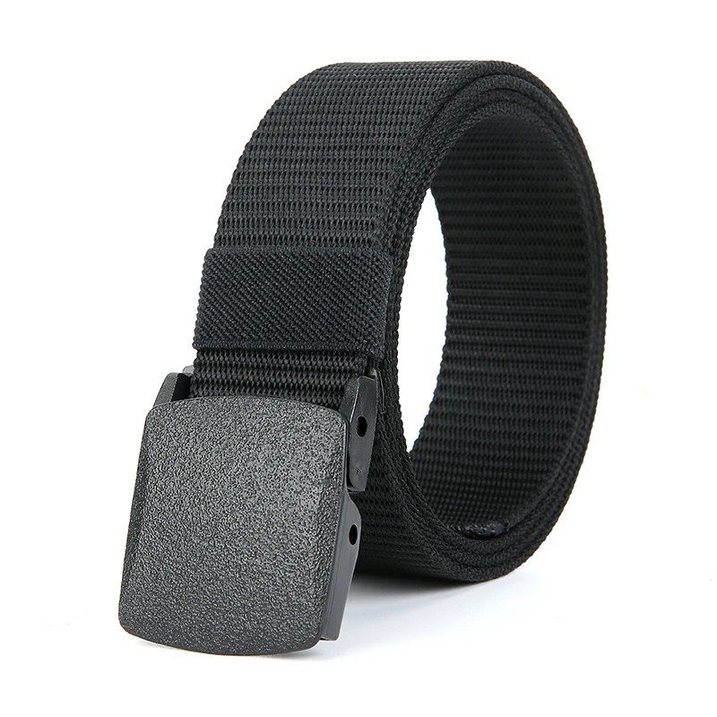 Canvas Nylon Tactical Belt Non-metallic Anti Allergy Ideal For Outdoor Training