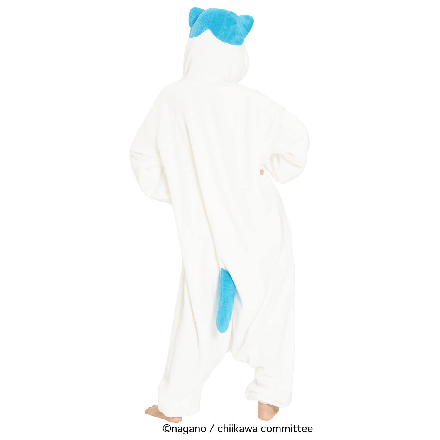 SAZAC Fleece Kigurumi Chikawa Adult Free Size Hachiware