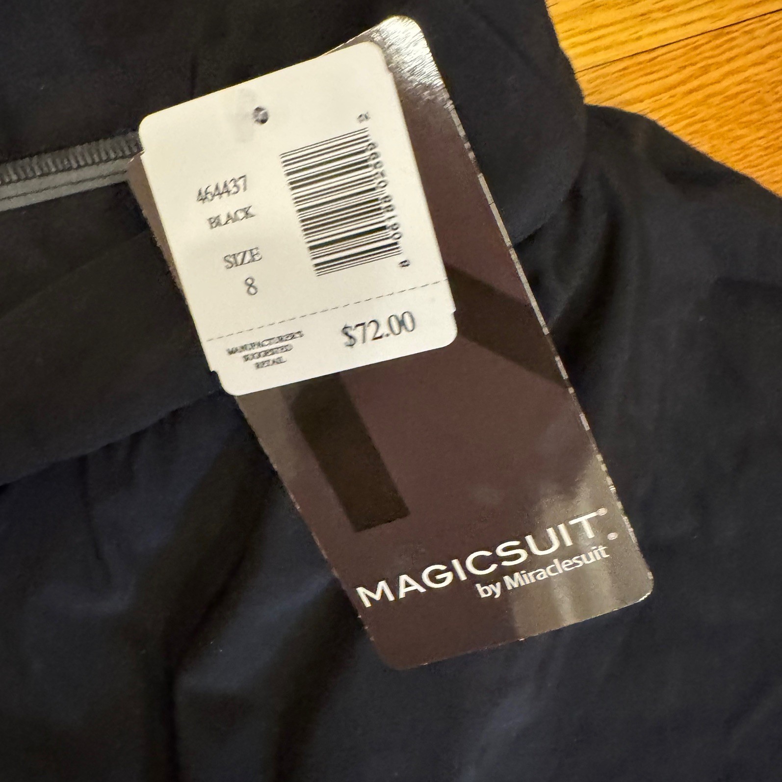 Magicsuit Women’s Size 8 Slimming Black Swim Skirt Skort Bottom NWT