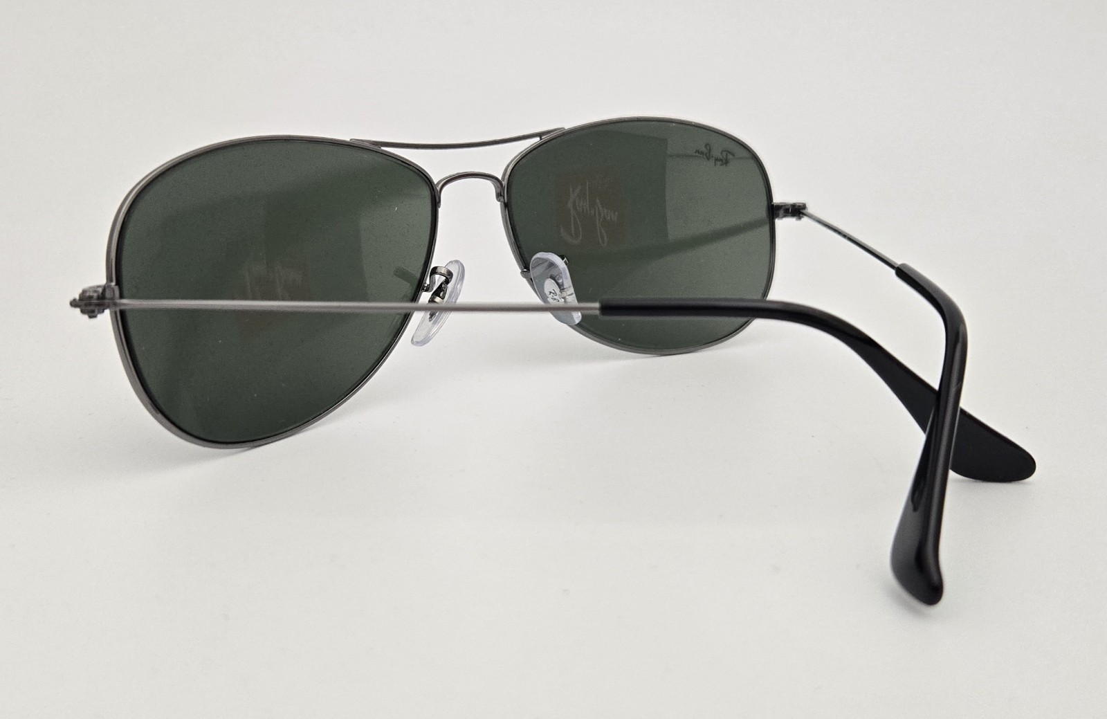 Ray Ban Sunglasses NEW 3362 Cockpit Color 004 Gun Grey Size 59 Large Authentic