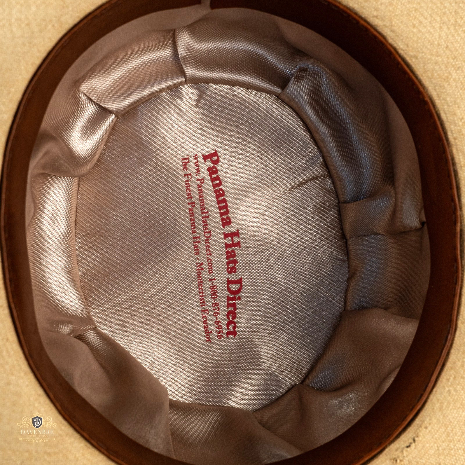 Panama Hats Direct Havana Toquilla Palm Fino Straw Panama Hat Natural 7 1/8