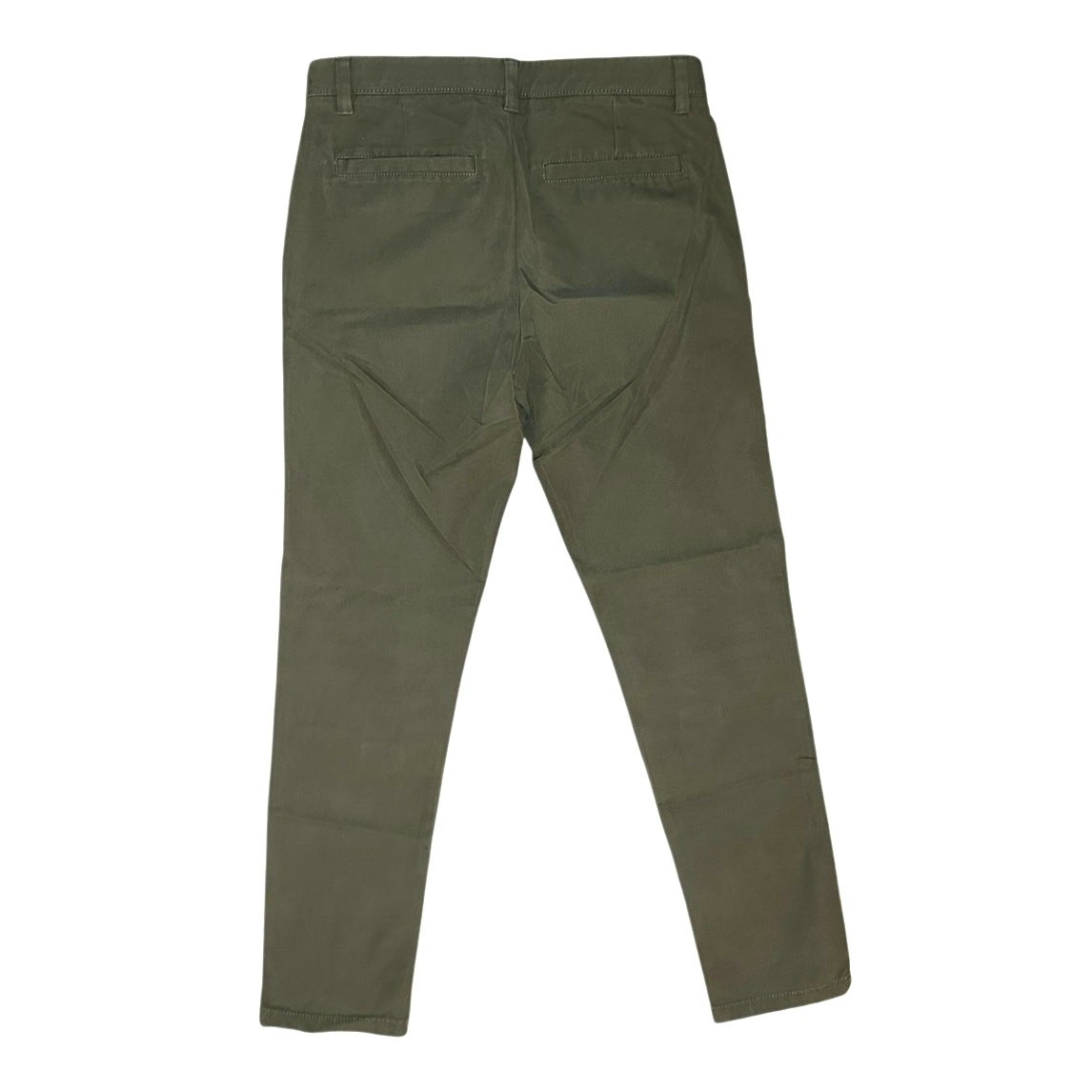 Apt 9 Tech Pants 30×30 Olive Green Slim Fit Straight Leg Performance Chino Men’s