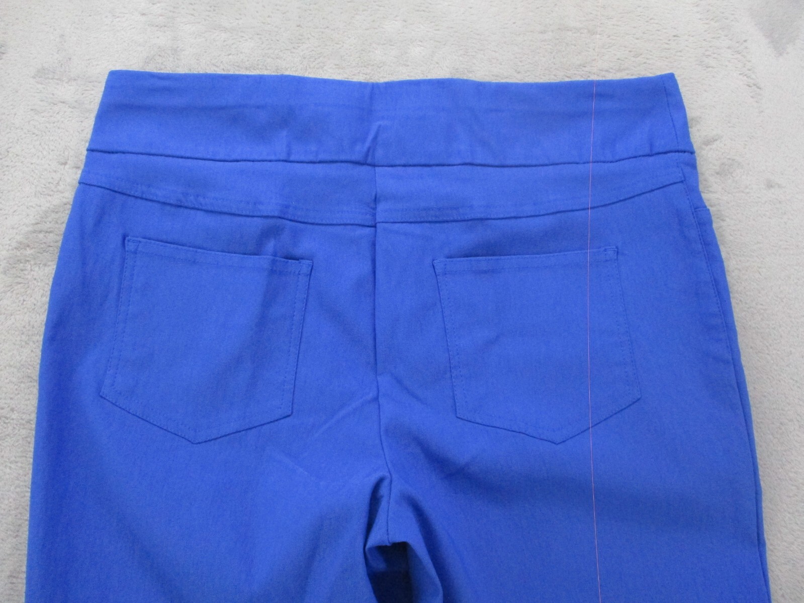 N Touch Pull-On Crop Pants Women’s 6 Blue Rayon Nylon Blend