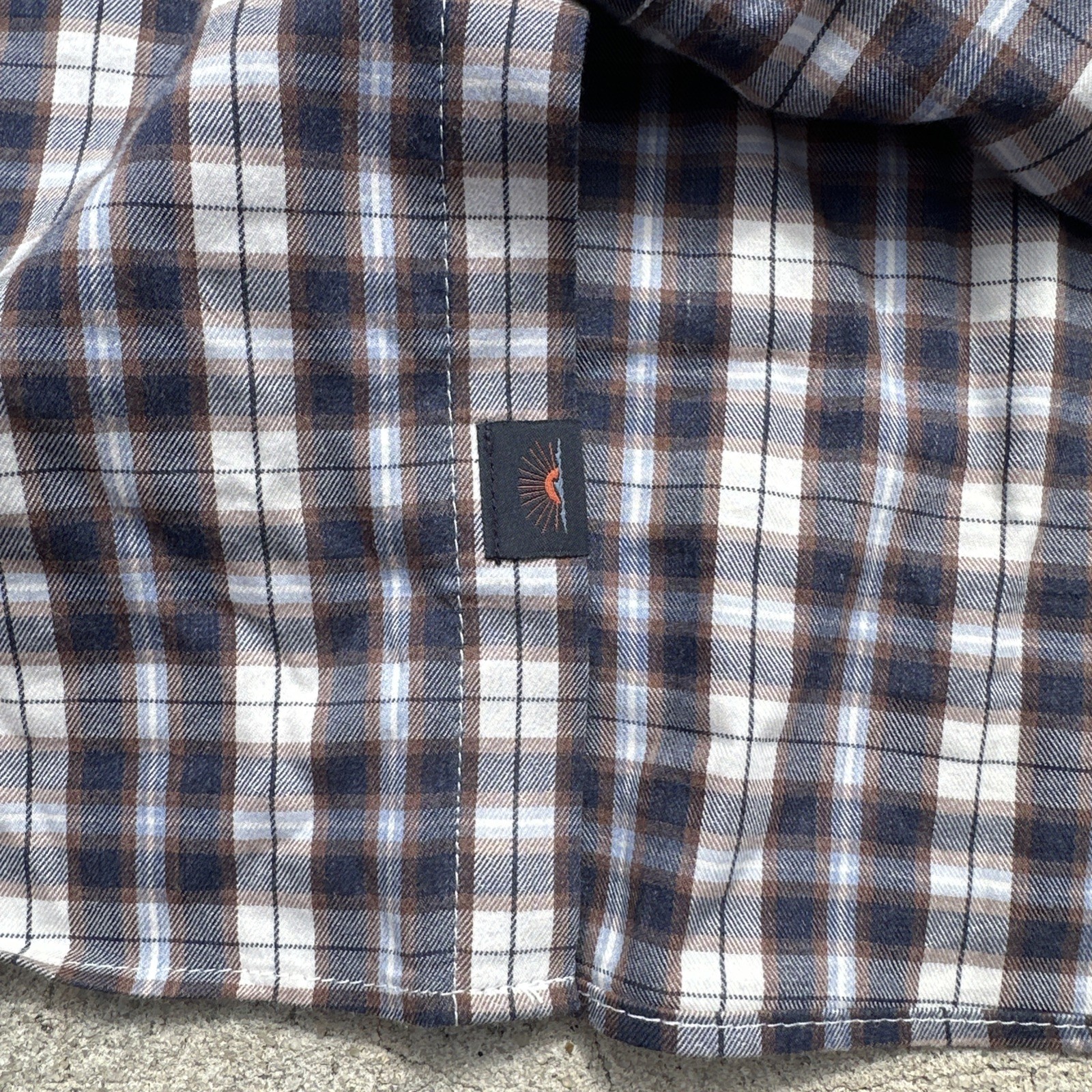 Faherty Reserve The Movement Shirt Men’s Size Large Plaid Button Down Stretch