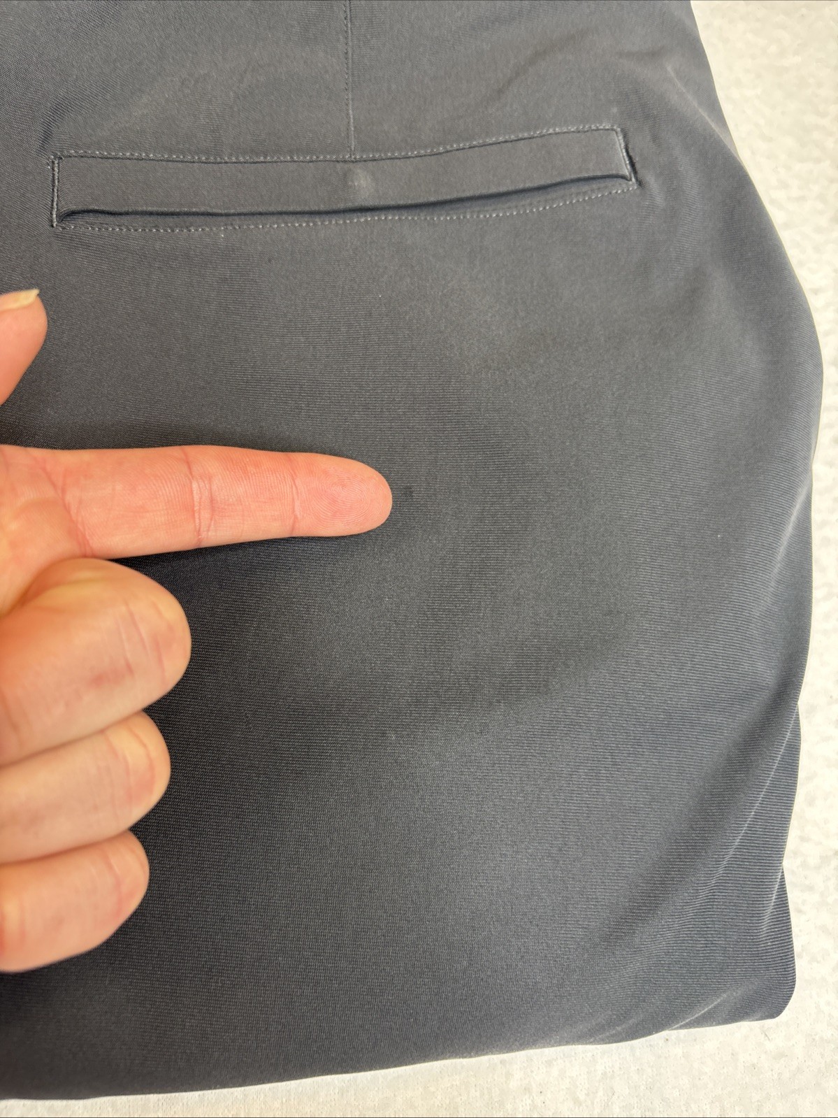 Lululemon Commission Pants Grey Men’s Size 36×32 Classic ABC Warpstreme LM5AF2S