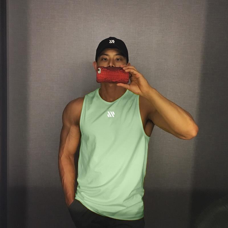 Men’s Mesh Bodybuilding Stringer – Quick‑dry Sleeveless Gym Fitness Vest