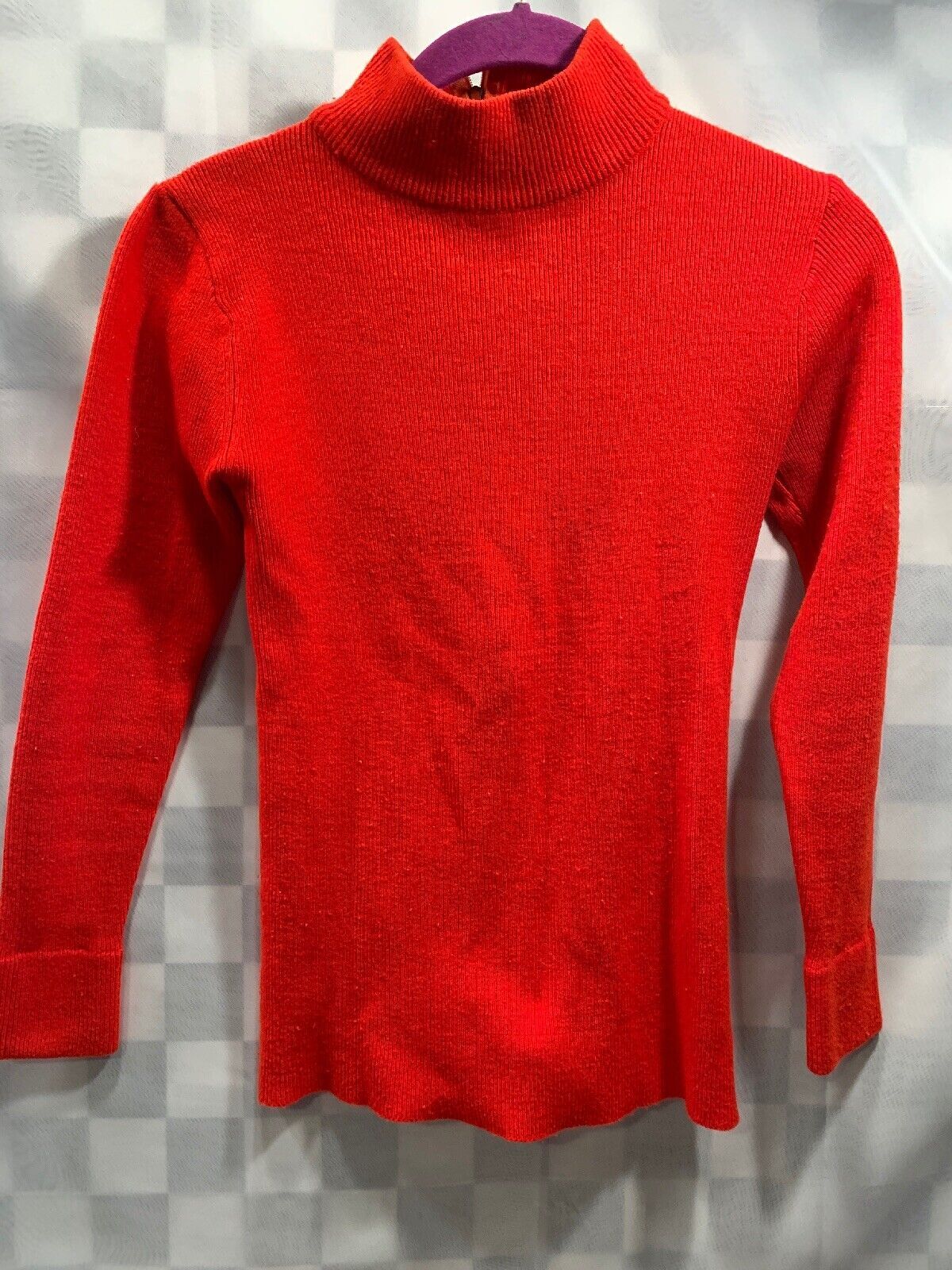 Vintage Collage Exclusive Republic of Korea Red Long Sleeve Women’s Shirt Size M