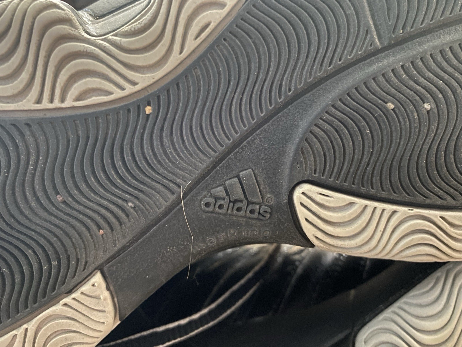 Adidas Retro Black/Grey Basketball Shoes Size 8.5 With Boost Technology