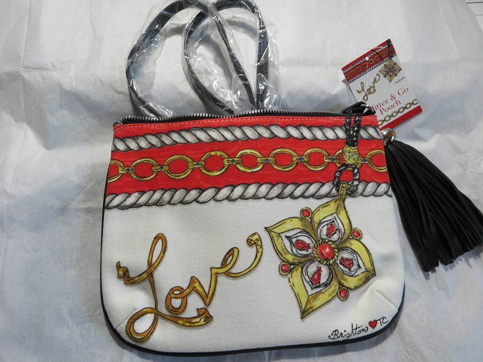 Brighton “Glitter & Go” Cross Body Pouch Purse – Jewelry Artwork – NWT – $70-NIP