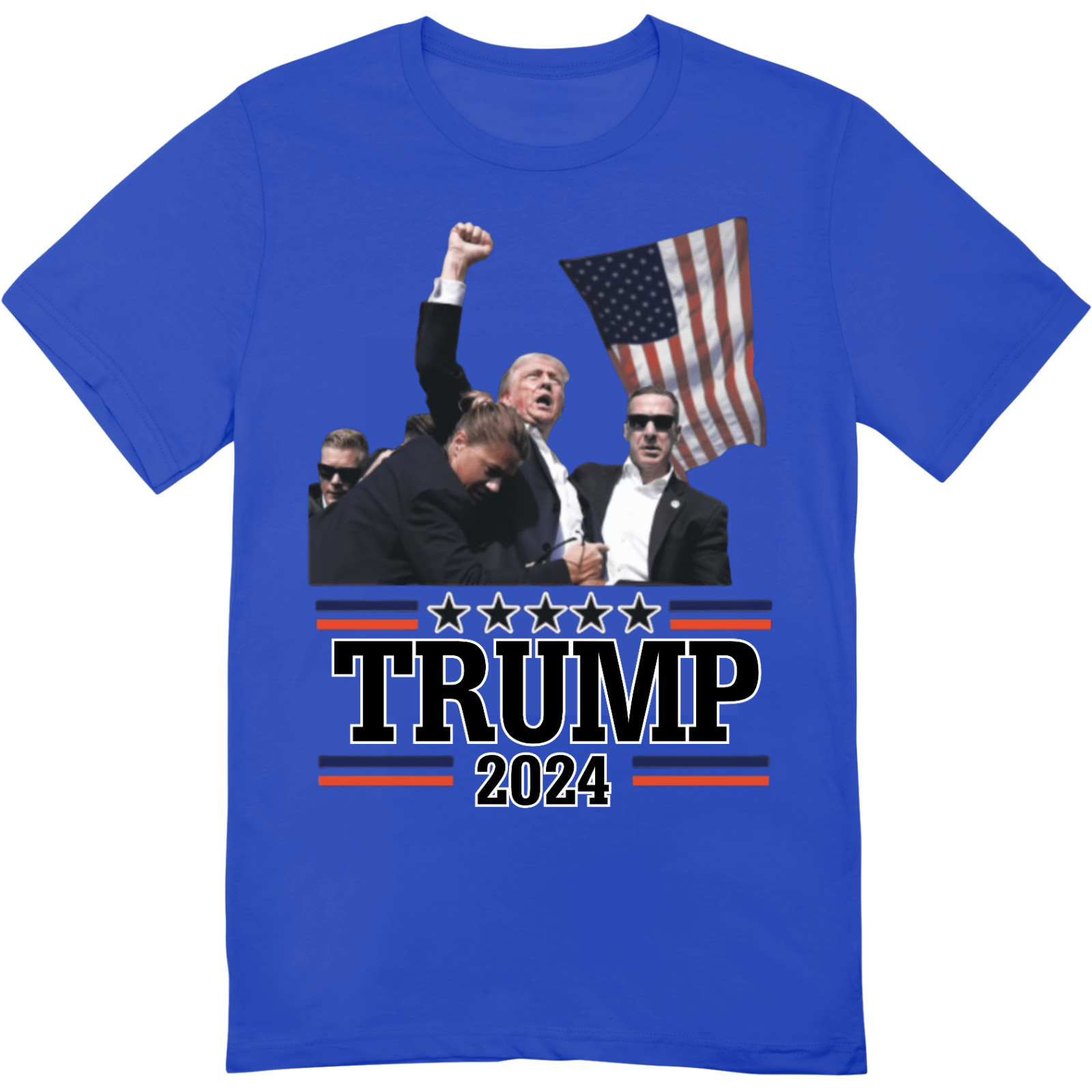 President Donald Trump Rally Shooting Shirt USA MAGA Fist Pump Fight TRUMP 2024