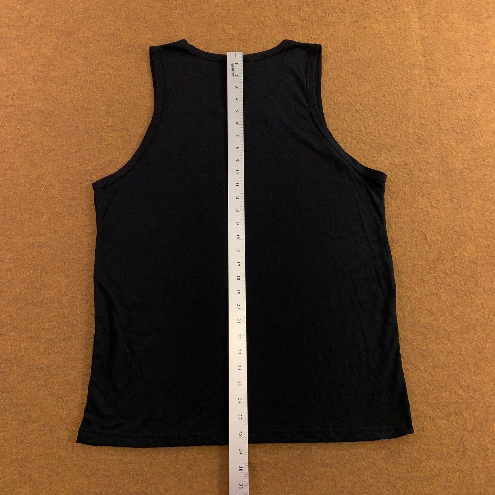 Bamboo Cool Mens XXL Black Bamboo Viscose Blend Sleeveless Tank Top New