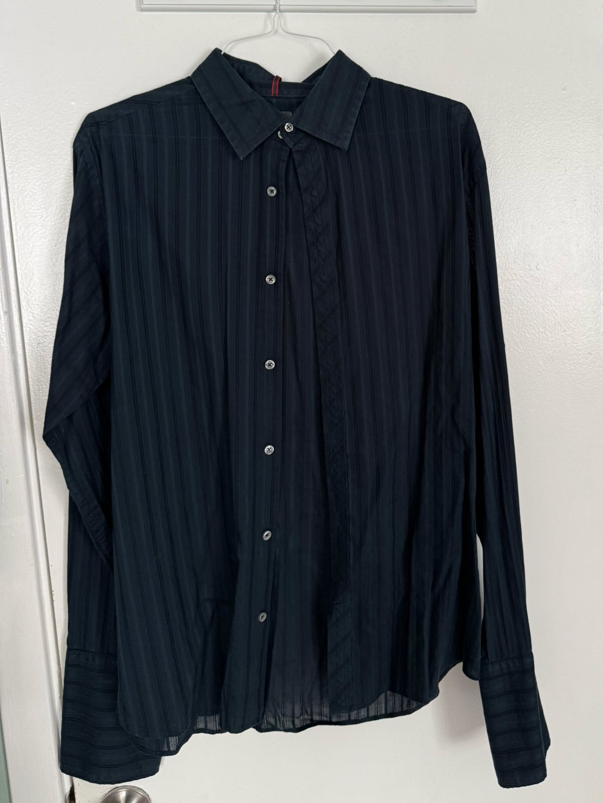 Men’s Mexx Navy Blue Dress Shirt – XXL