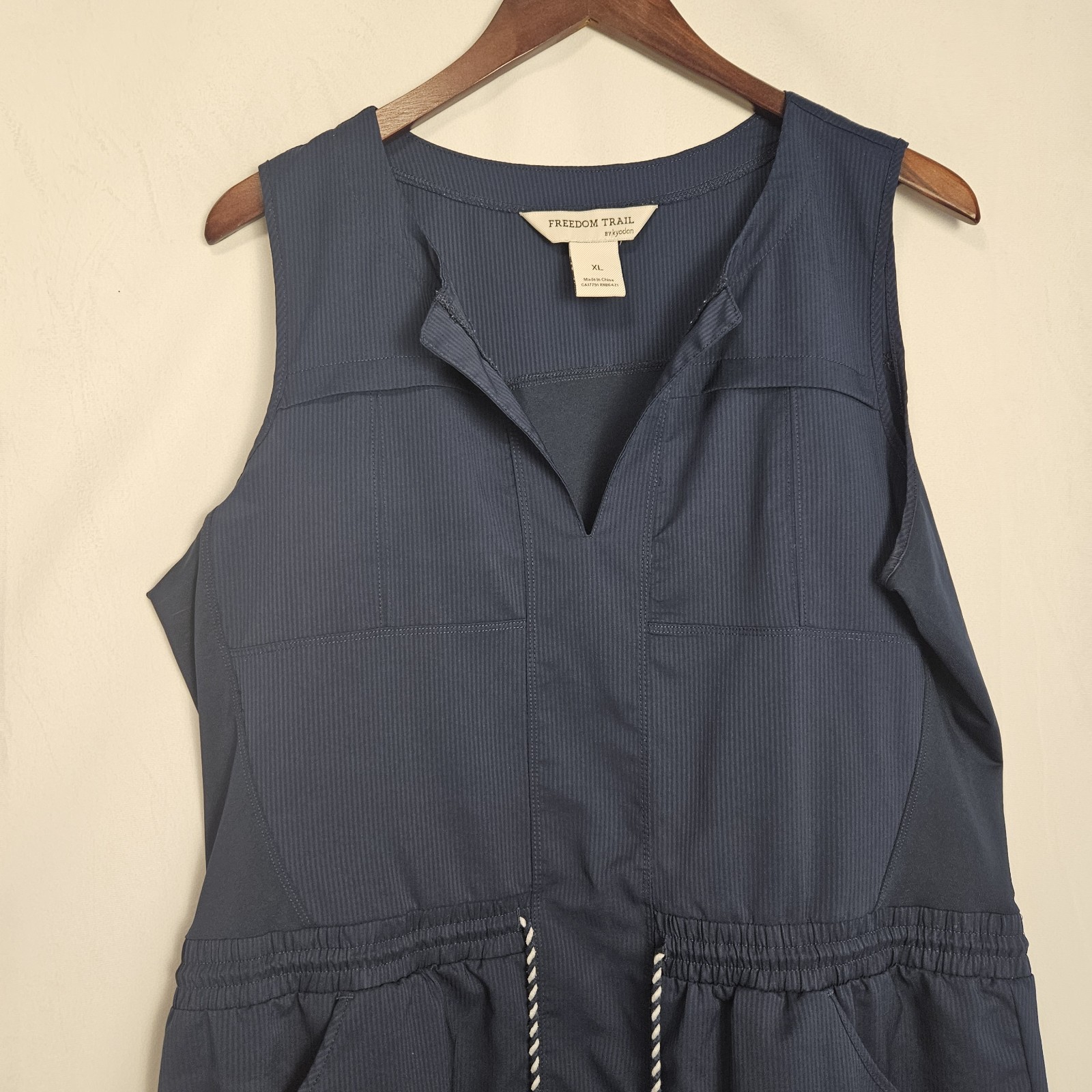 Freedom Trail By Kyodan Navy Dress W/Drawstring Women XL Outdoors Hike Active