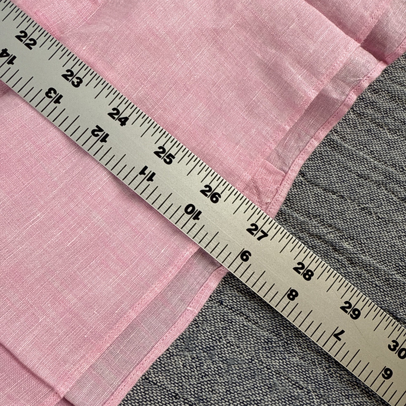 UNTUCKit Blush Pink Womens Long Sleeve Button Up Shirt 100% Linen – Size 14 NEW