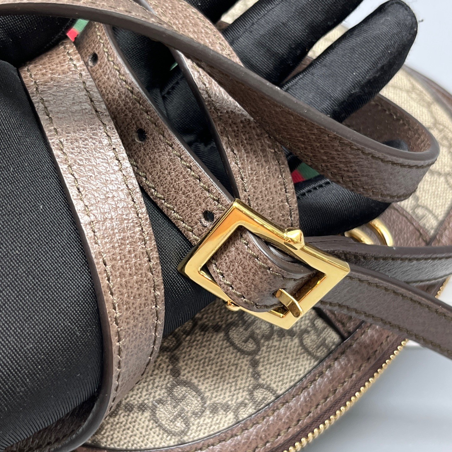 Gucci Pre-Owned Authentic Ophidia Collection Crossbody Bag Monogram Shell