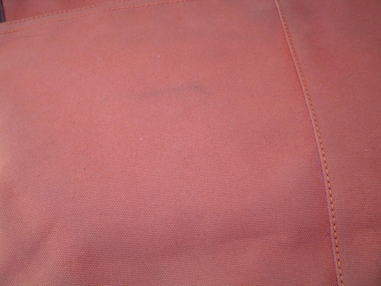 AUTHENTIC COACH MENS CAMDEN ORANGE CANVAS LARGE MESSENGER BAG #70829 VGC