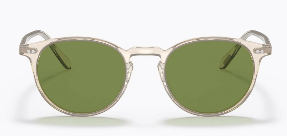 Oliver Peoples 0OV5004SU RILEY SUN 109452 Buff Polarized Round Unisex Sunglasses