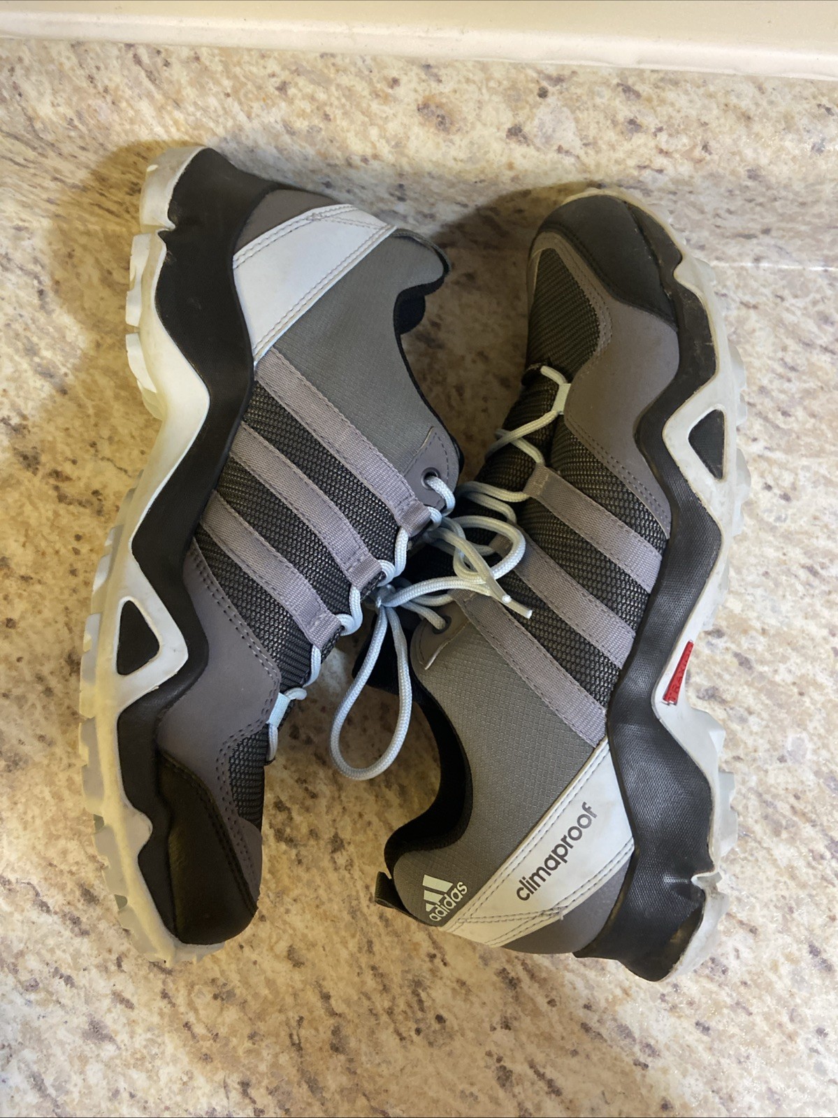 Adidas AX2S Low Top Women Hiking Shoes Gray Blue Size 9