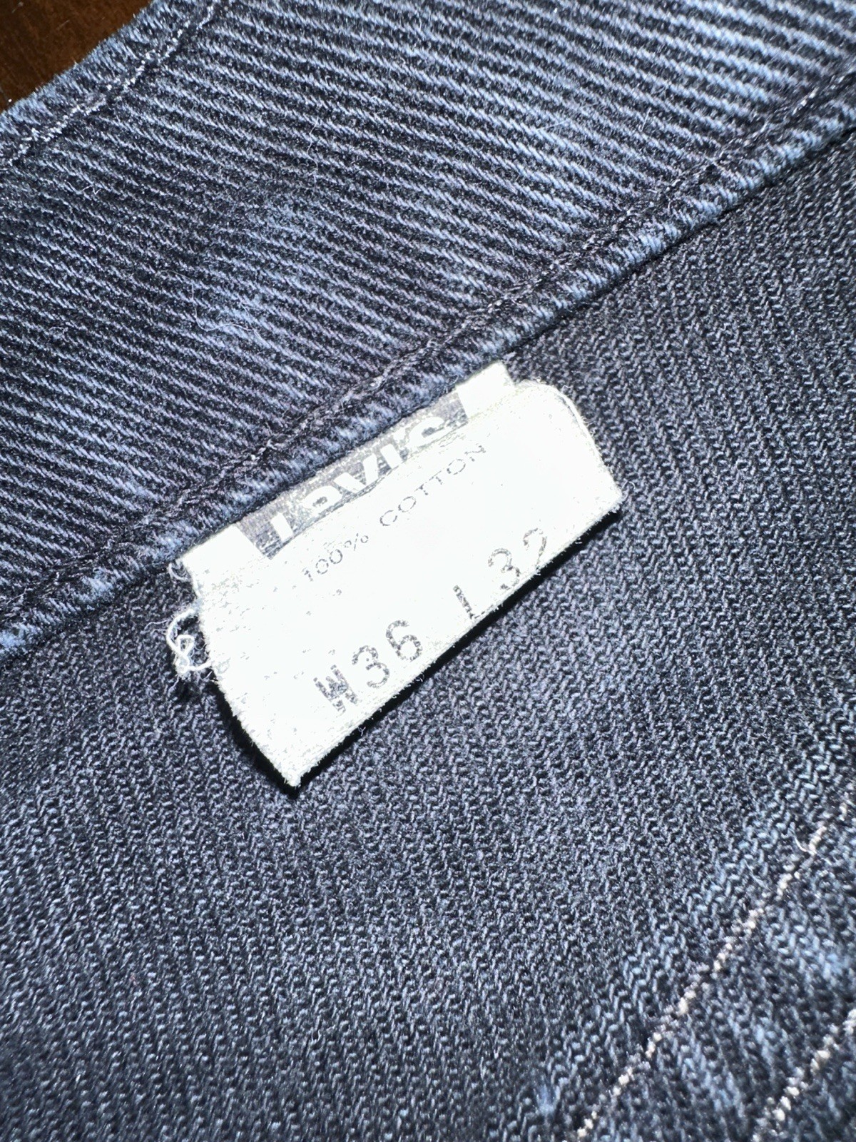 VTG 90s Levis Jeans Mens 36×32 Black Silvertab Purple Label Baggy Skater Grunge