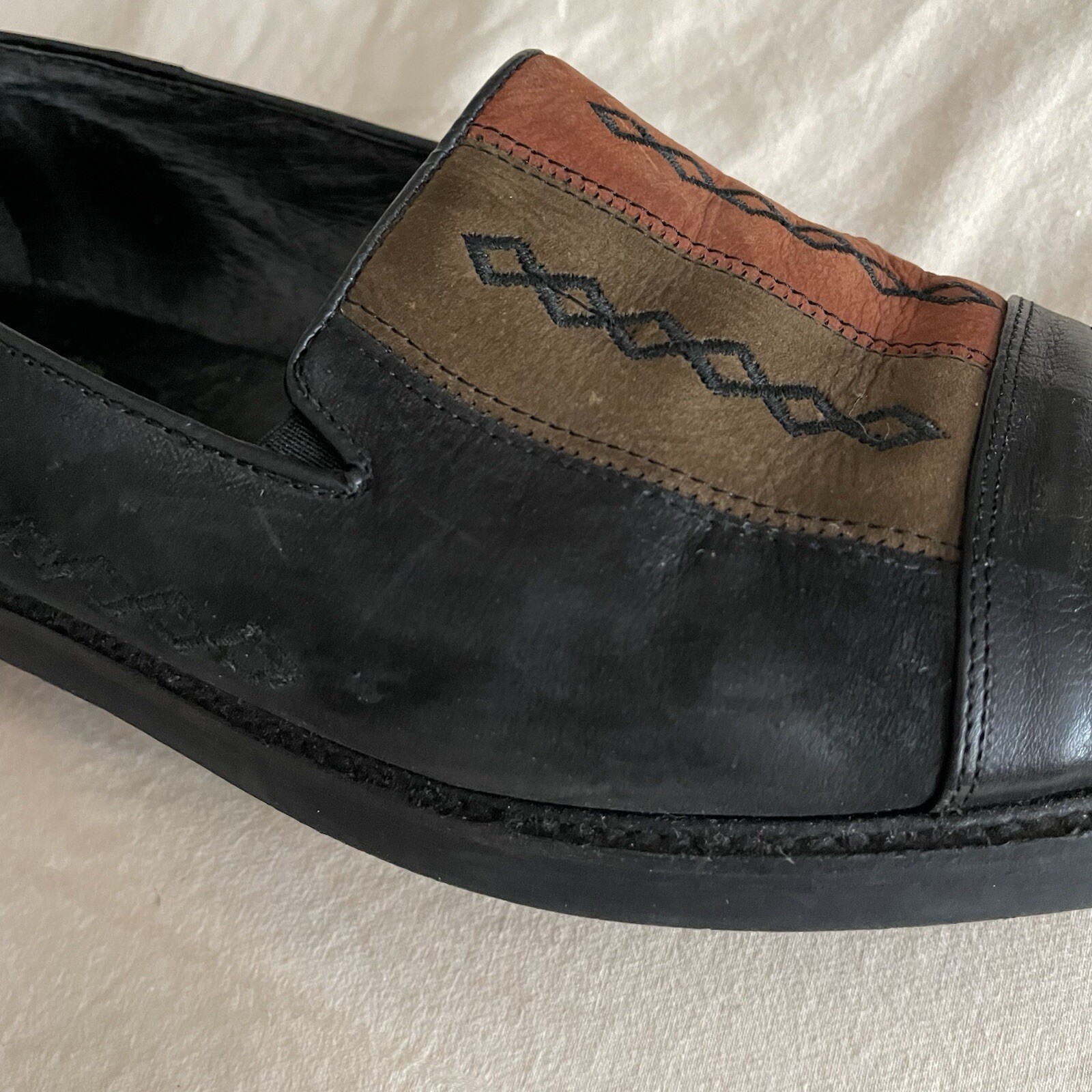 FRONTIERA by Stracam Italian Leather Shoes *NO SIZE APPROX 10-11 E Made in Italy