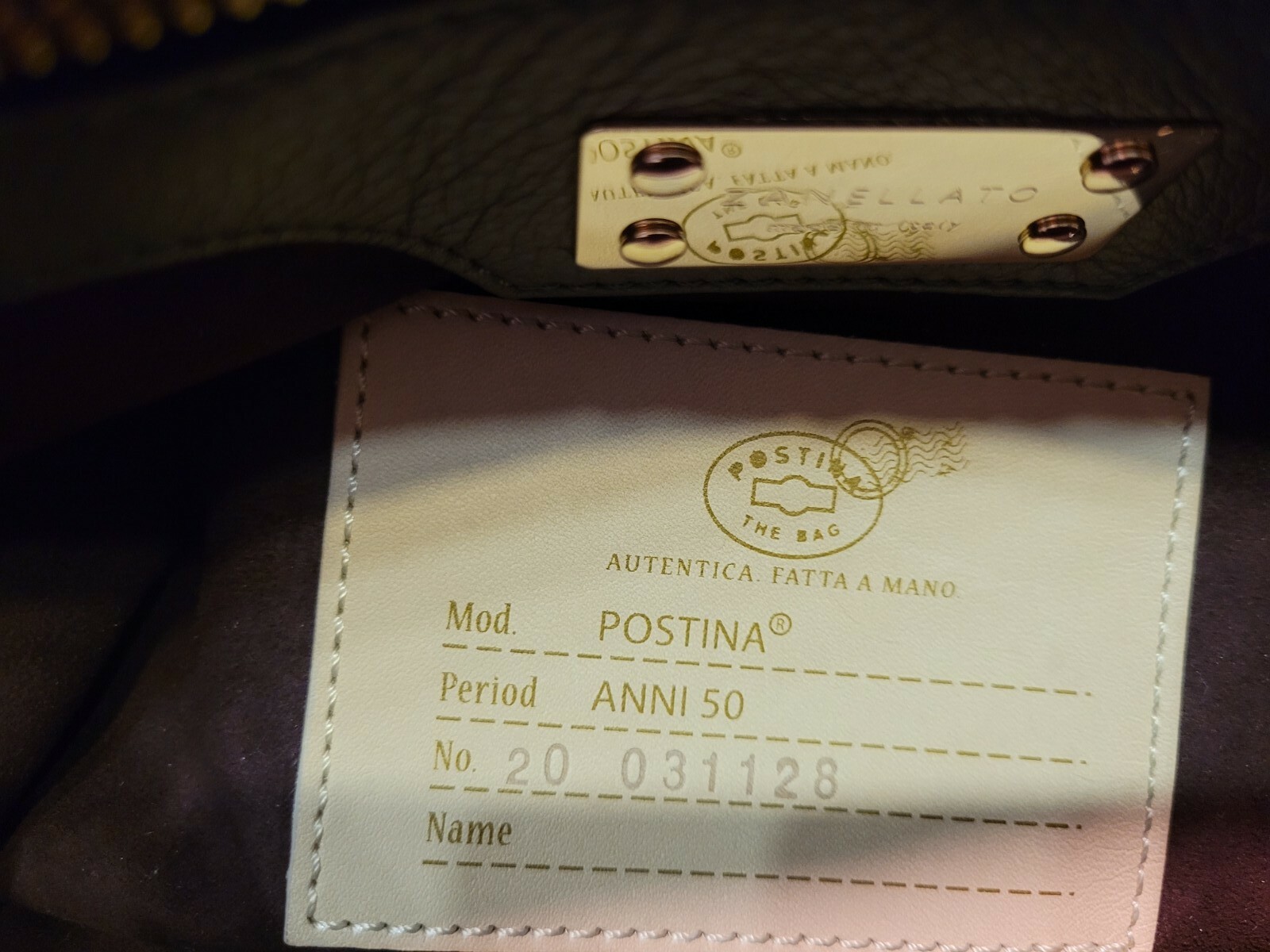 ZANELLATO DAILY POSTINA THE ORIGINAL LEATHER BAG MADE IN ITALY NEW BOX