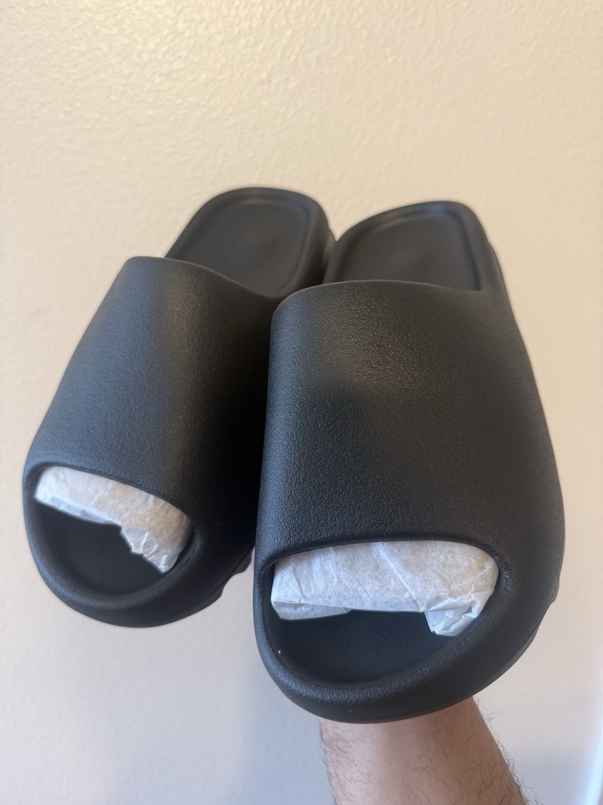 New With Bag/IN-HAND – YZY YS-01 Slide Black OG All – AUTHENTIC & Multiple Sizes