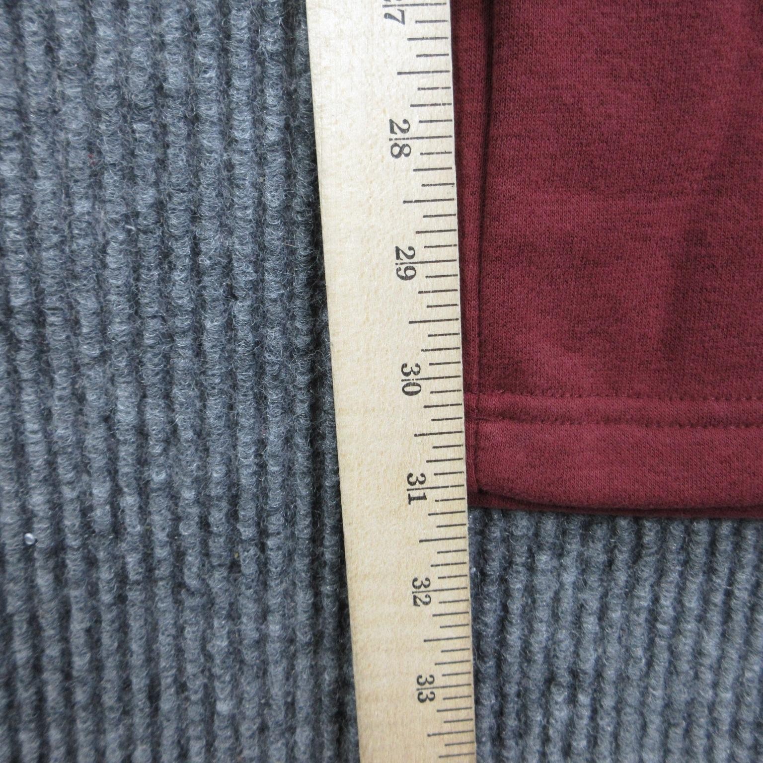Pacsun Pants Womens S Red Flared Fleece Sweatpants Elastic Waist 28×31* NWT