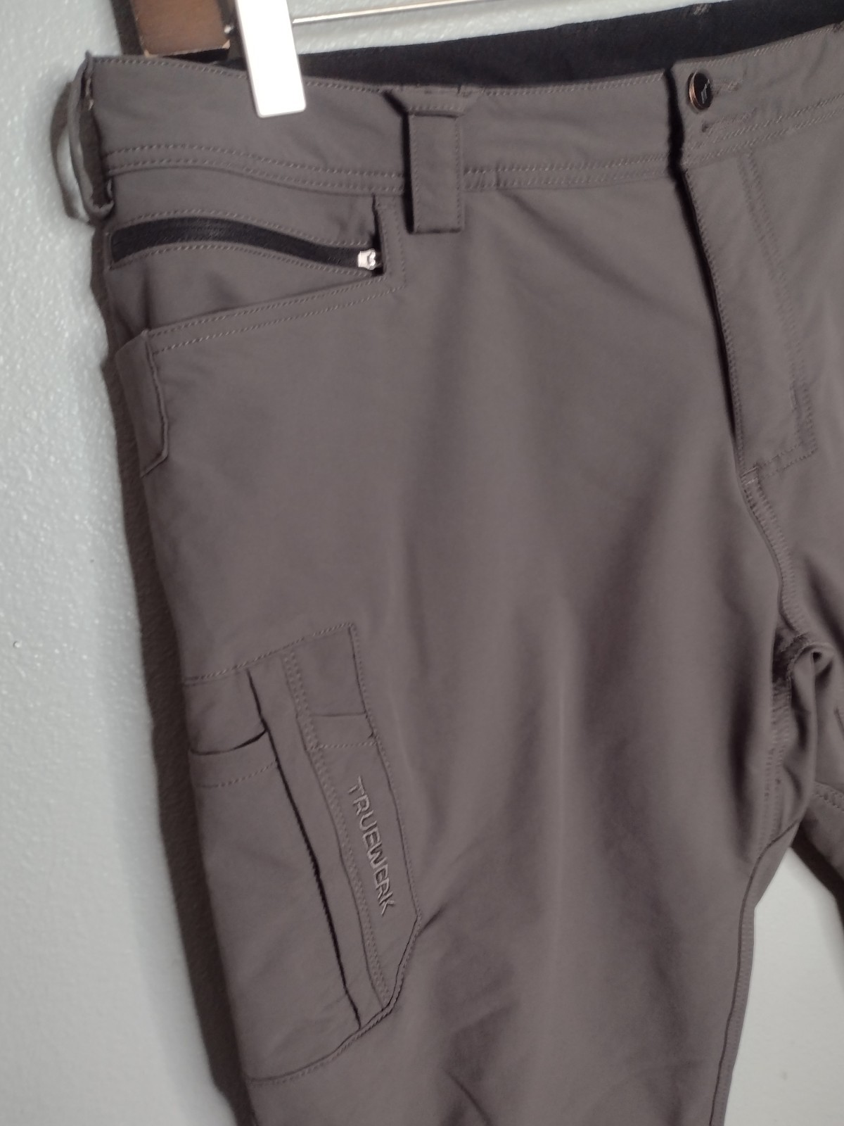 TrueWerk T2 Werkpant Men’s 38X30 Gray Work Cargo Utility Work Pants A15