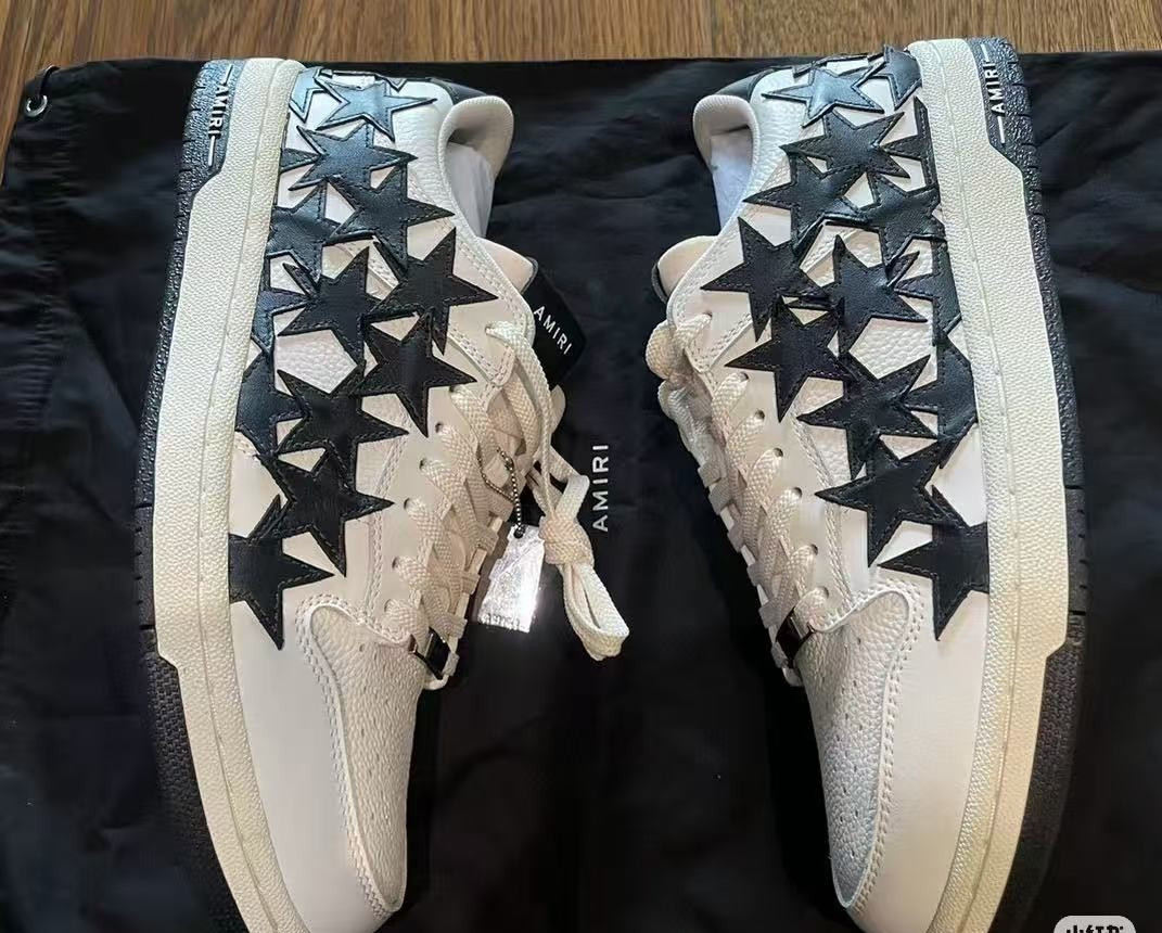 Amiri Star Sneakers US Size 9.5 Men’s/Women’s Fashion Casual Board Shoes
