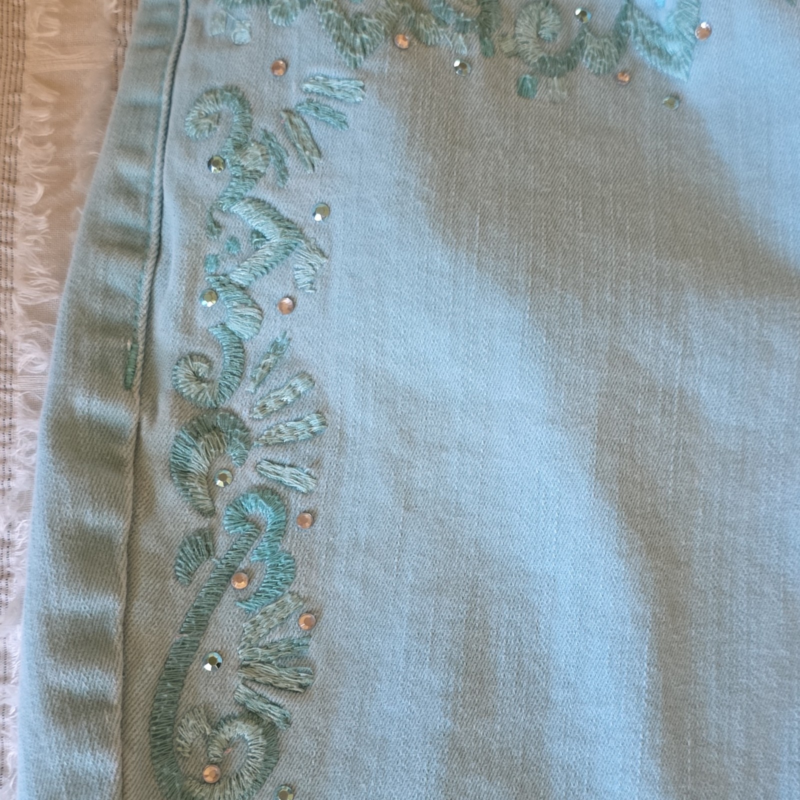 Gloria Vanderbilt Blue Light Wash Jeans Women’s Slimming Straight 5-Pocket 12