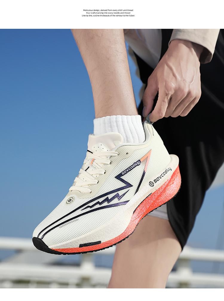 Running Shoes Carbon Board Speciality Marathon Men Sports Breathable Lightweight