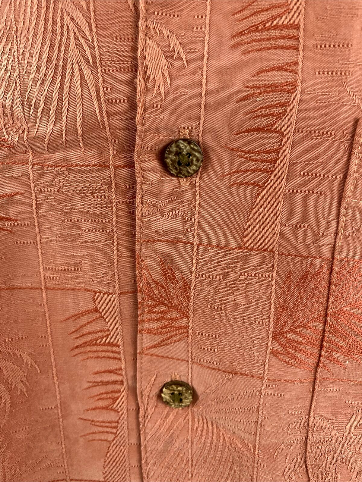 Mens Jos A Bank Modal Poly Blend Floral Short Sleeve Camp Shirt Sz M Red