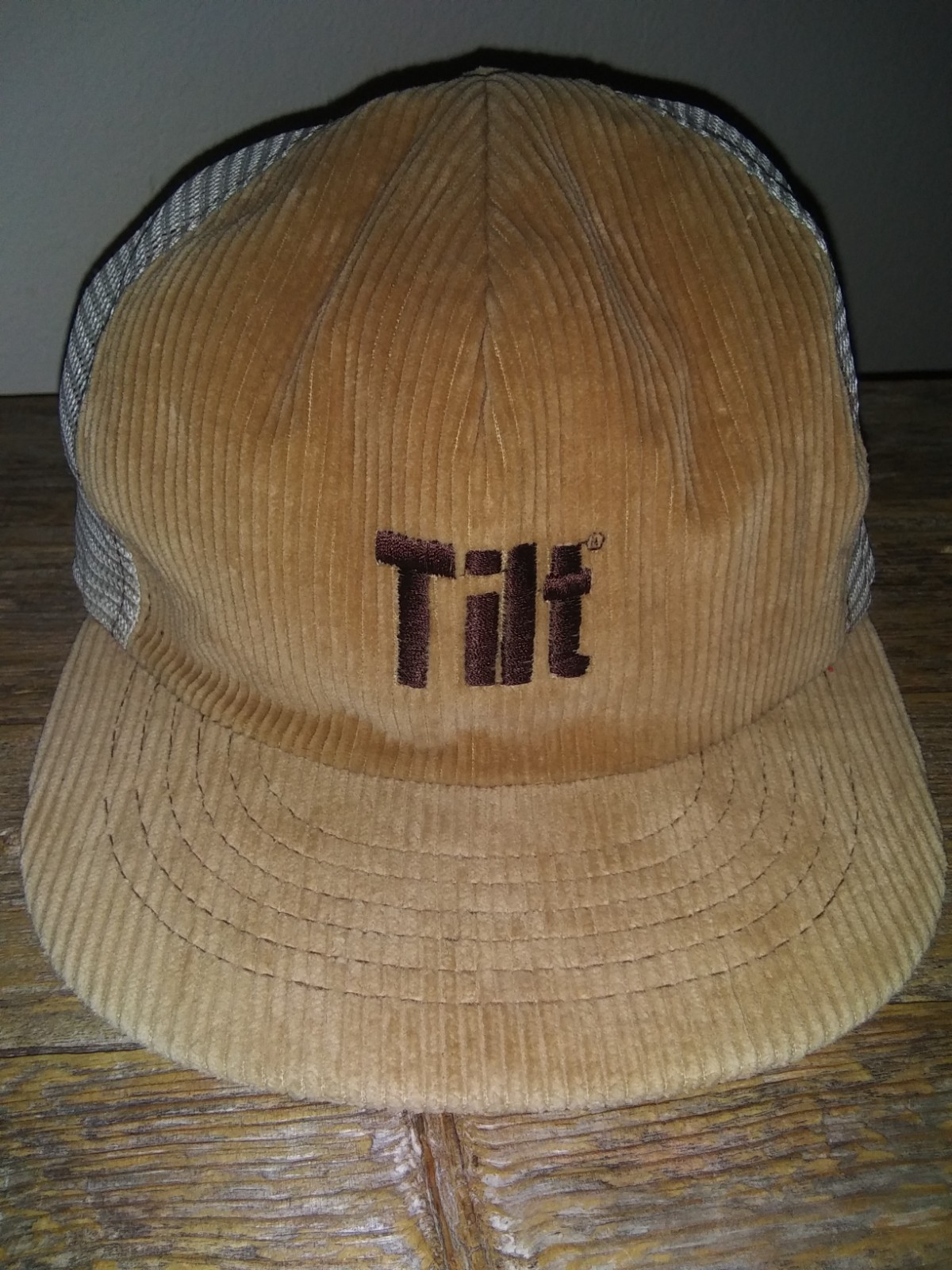 Vintage Tilt Corduroy Hat Skateboard Inspired Streetwear Skating Brand Mens Cap