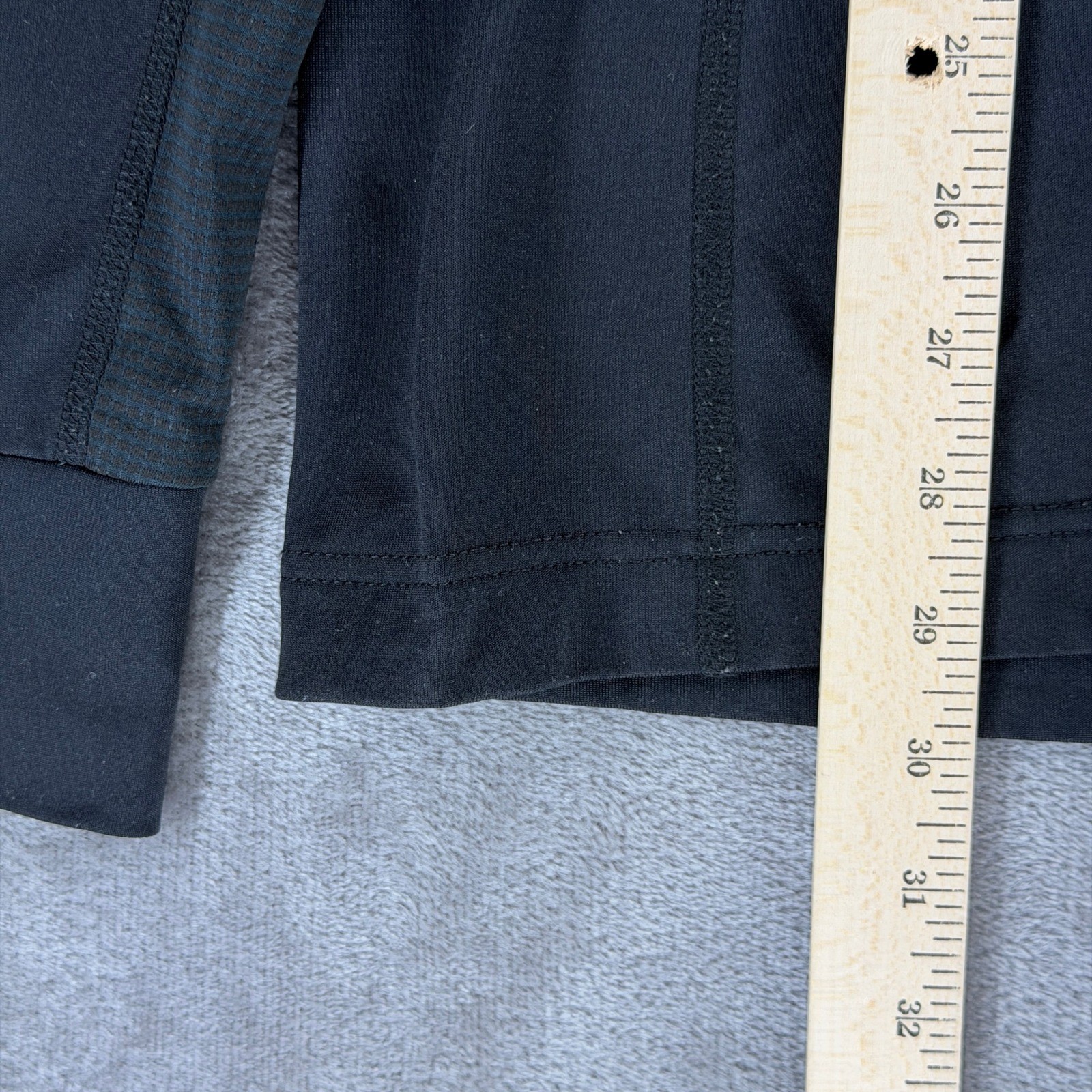 2XU Mens Ignition 1/4 Zip Long Sleeve Running Top Black MR4258a Medium