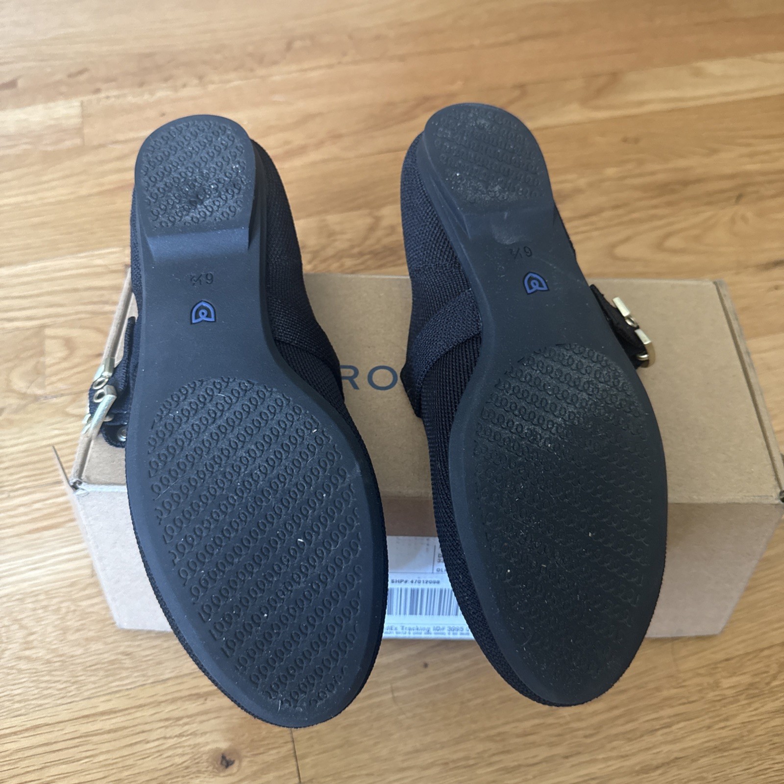 Rothy’s The Ballet Mary Jane Black Slip On Size 6.5