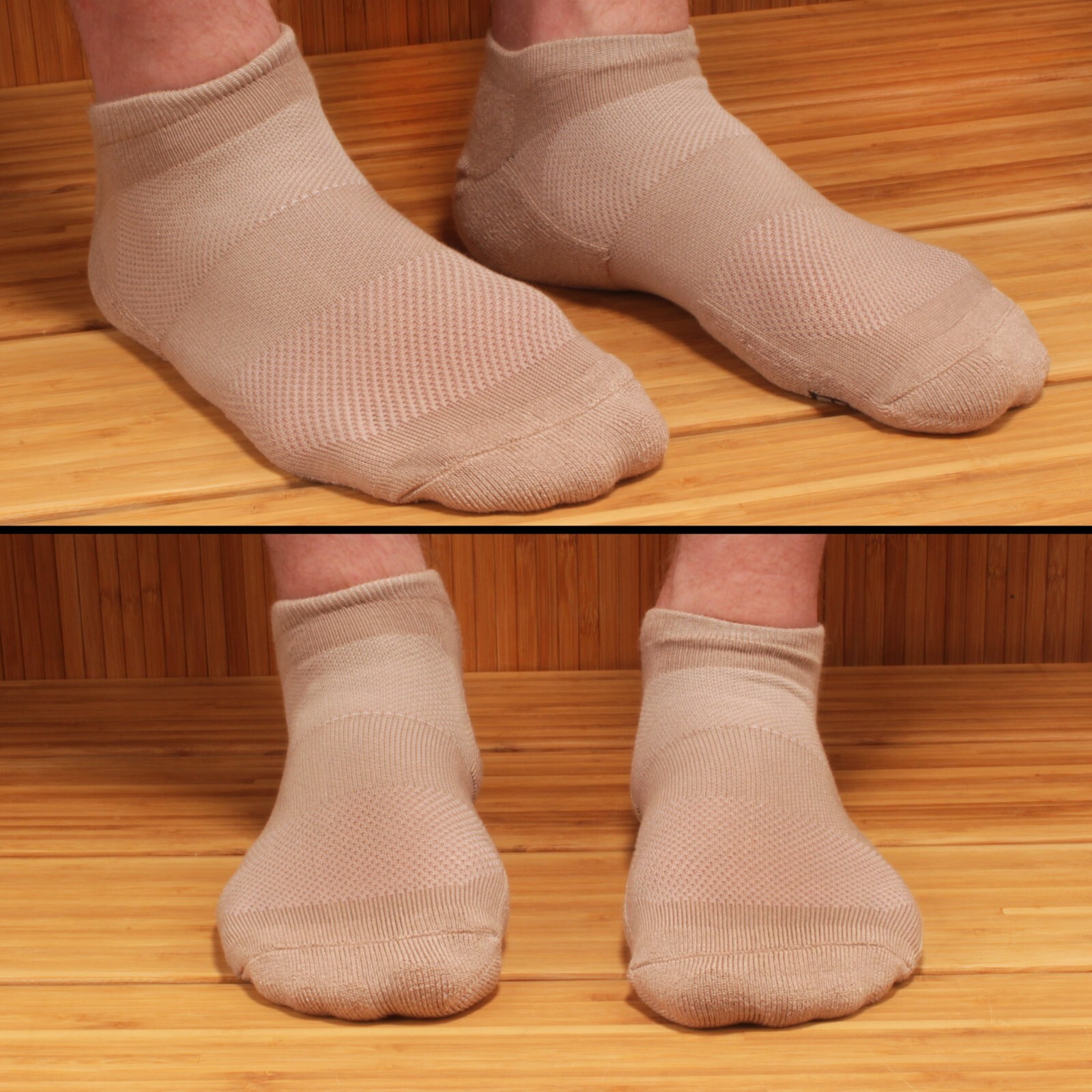 Men’s Rayon from Bamboo Fiber Breathable Wicking Athletic Ankle Socks – 2 Pairs