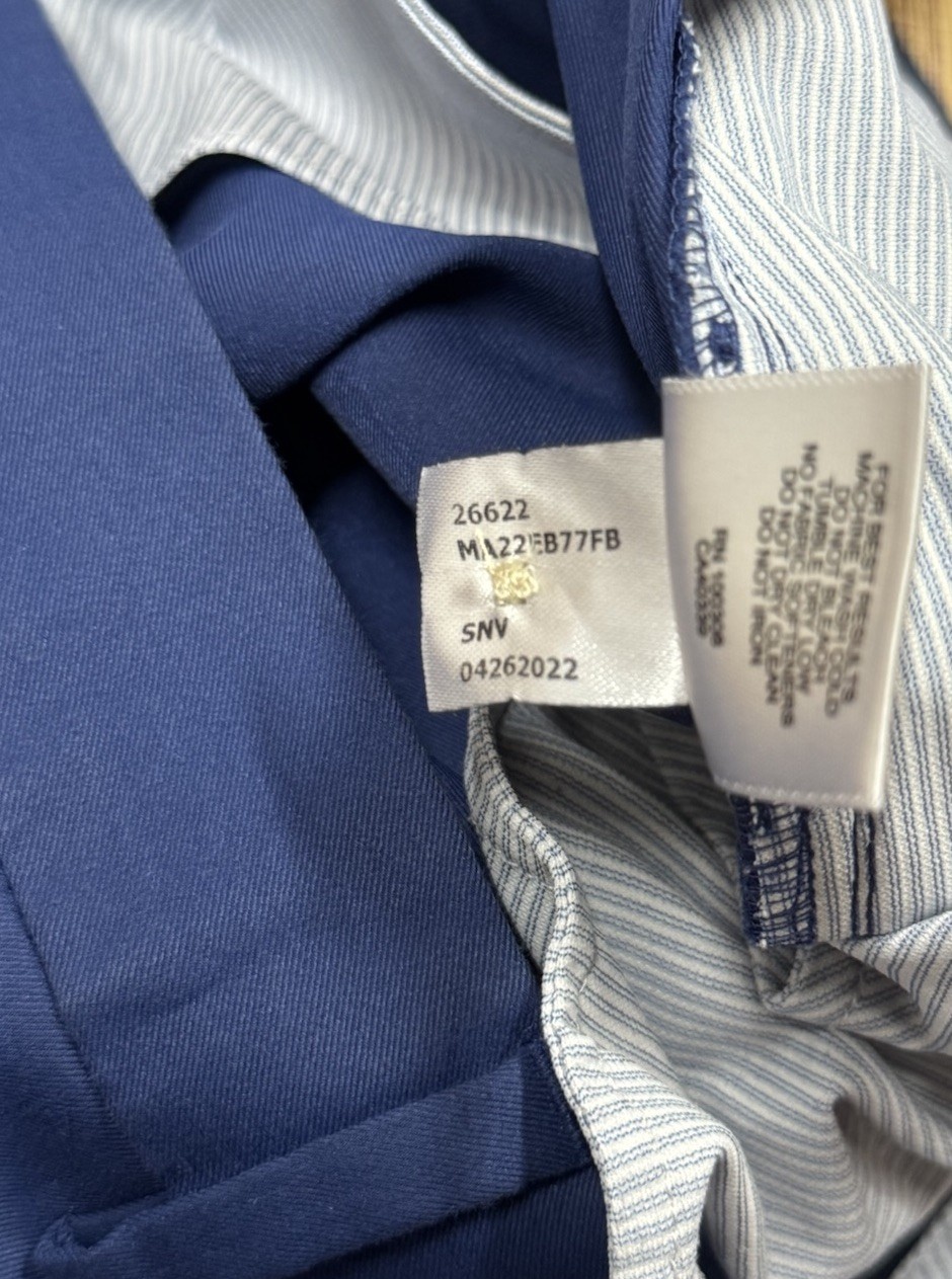 Peter Millar Men’s Crown Sport Raleigh Performance Trouser Navy 40×32 MSRP $160
