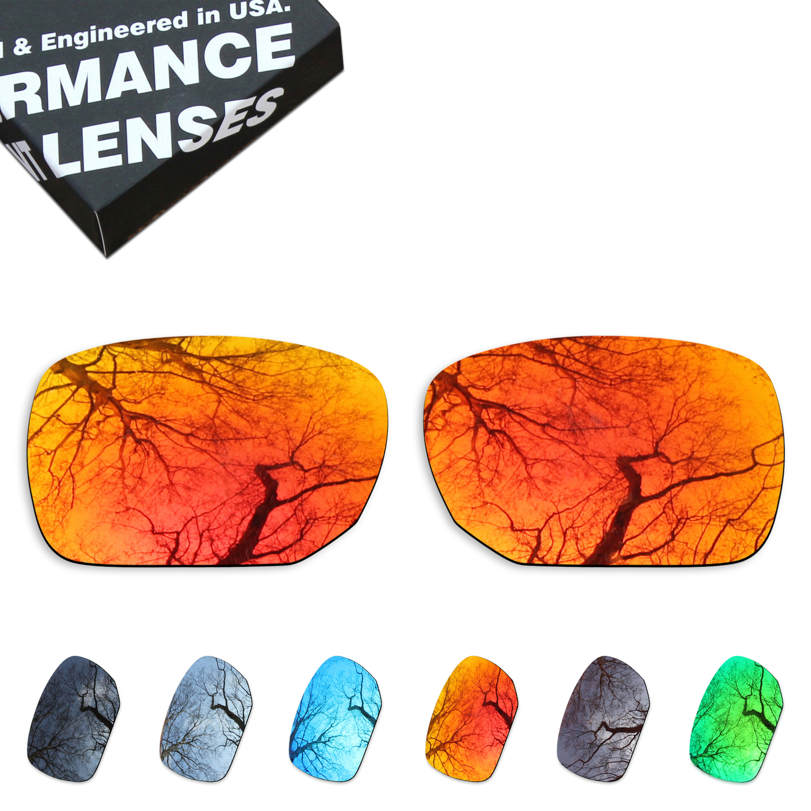 KEYTO Polarized Replacements Lens for-Oakley Ejector OO4142 Sunglasses