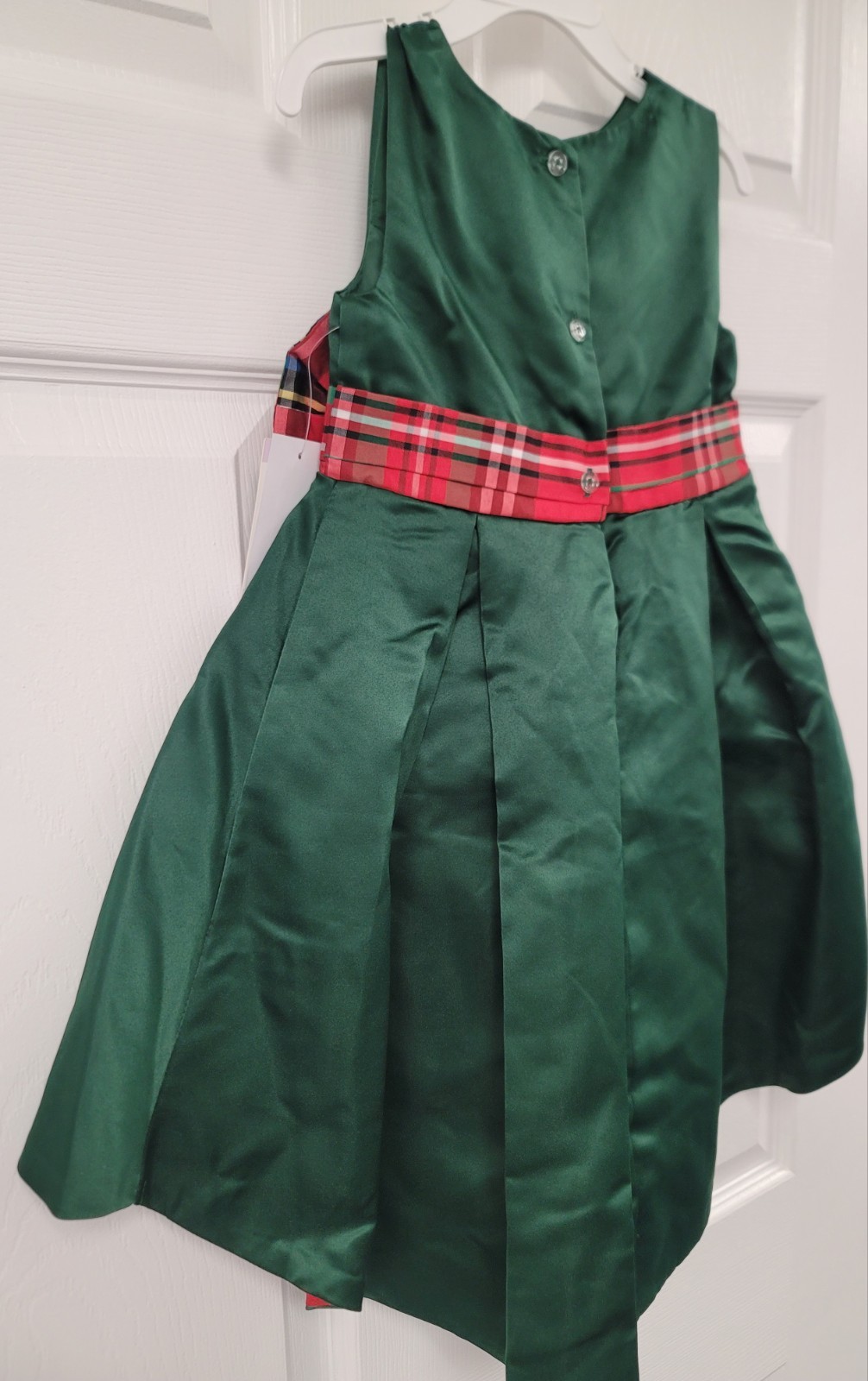 Blueberi Boulevard Girls Sleeveless Hi-Low Christmas Holiday Dress – 4T & 5