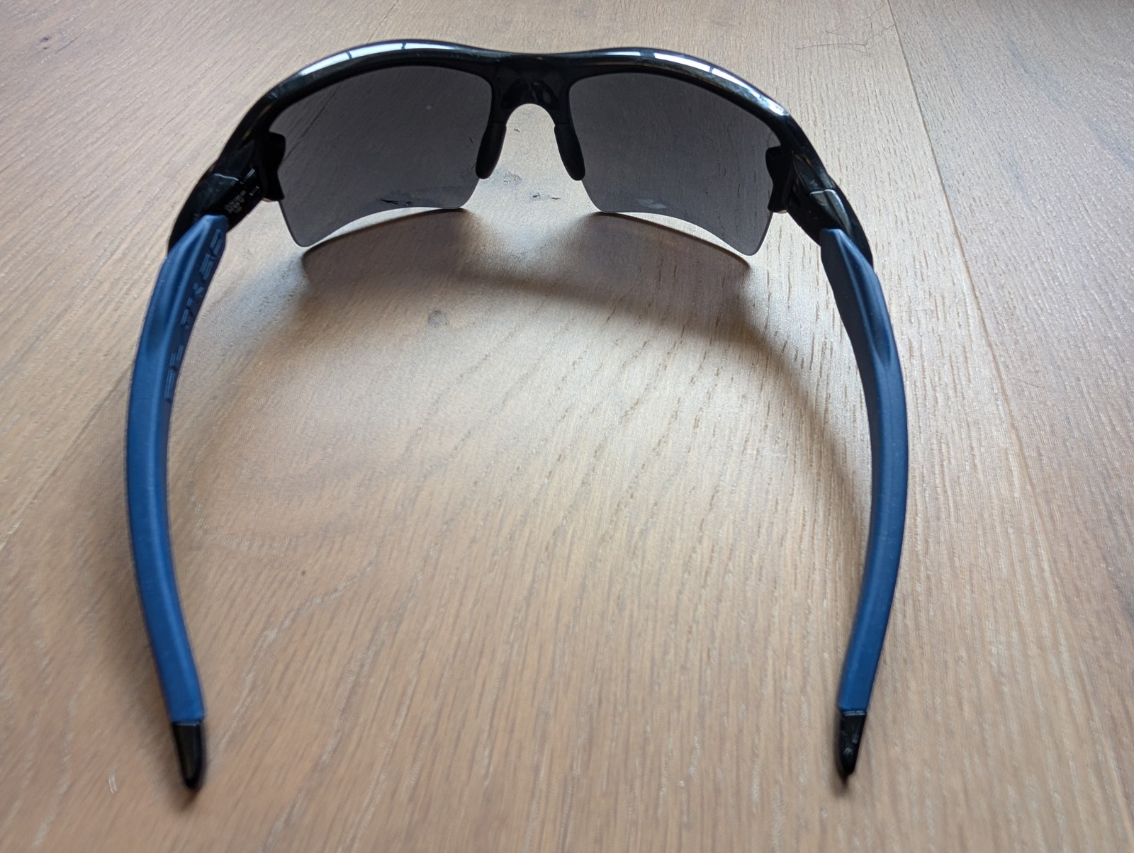 Oakley Flak 2.0 Black with Blue Temple. OO9188-44 59