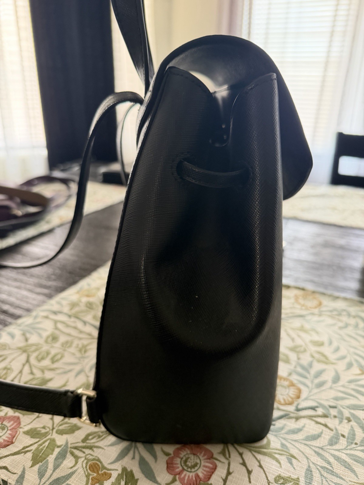 kate spade new york Black Backpack Bag, Gold Hardware, Magnetic Closure