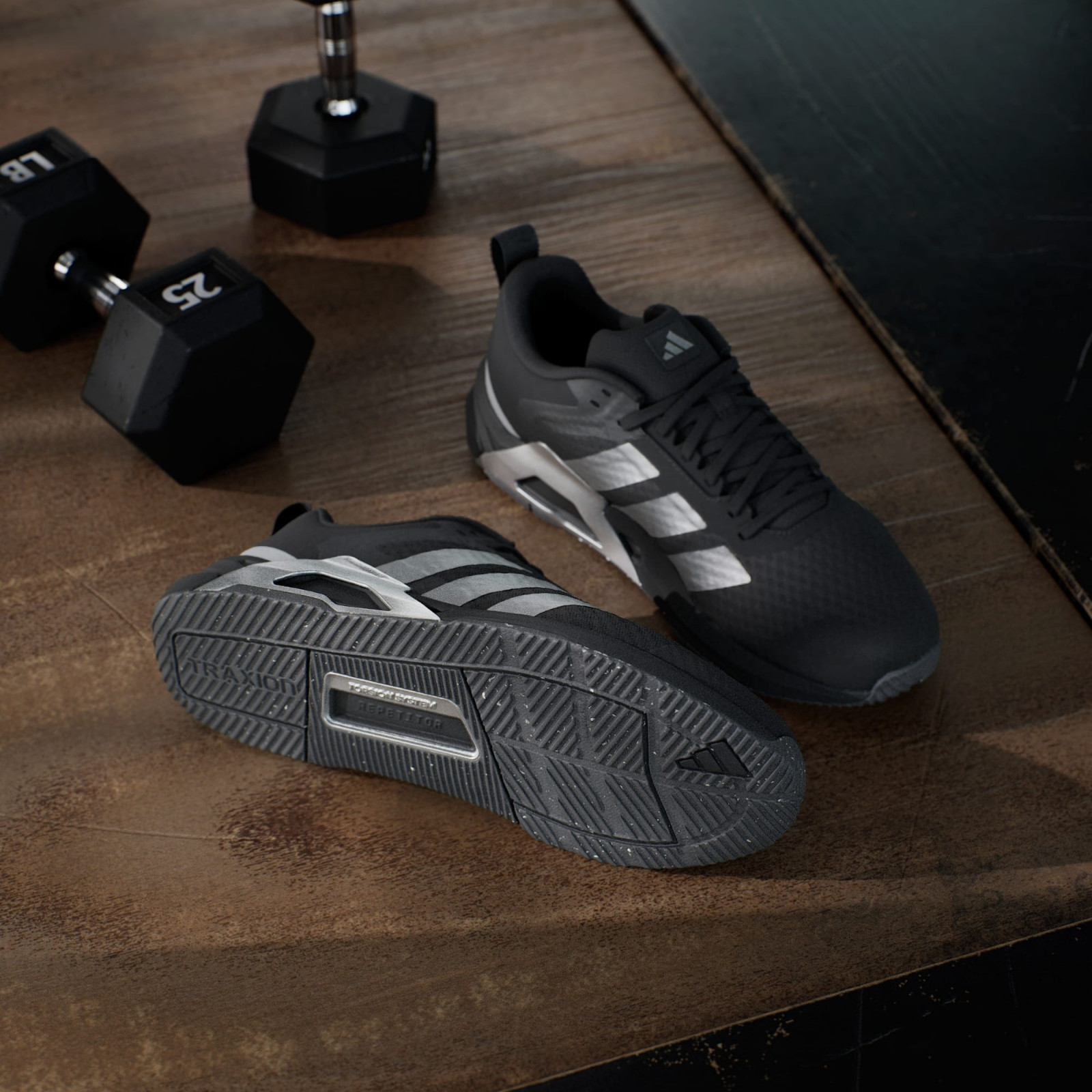 adidas Drop Set Control Training Core Black Iron Metallic JQ1445 Men’s Size