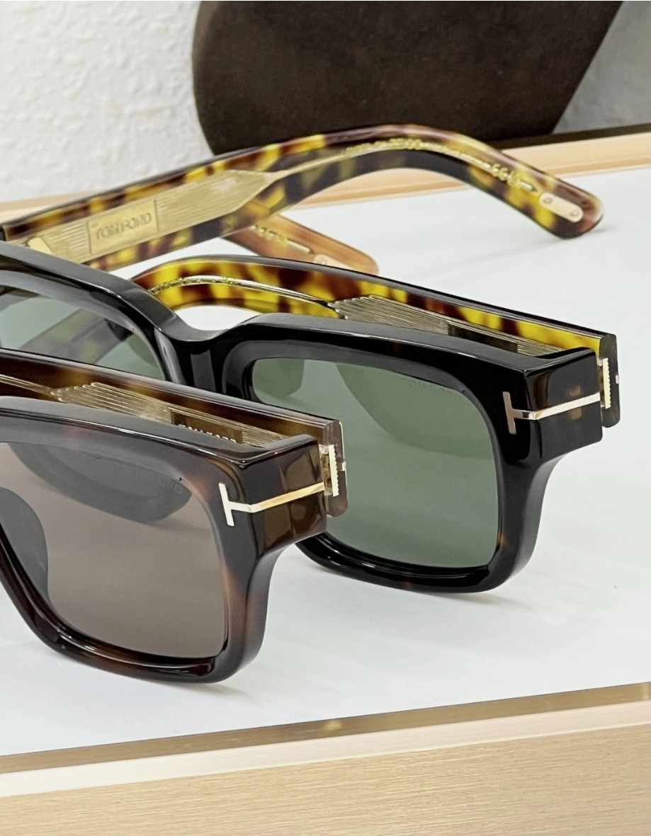 Tom Ford FT1203 Sunglasses – Icon Collection, Premium Acetate Frame, Size 54□19-