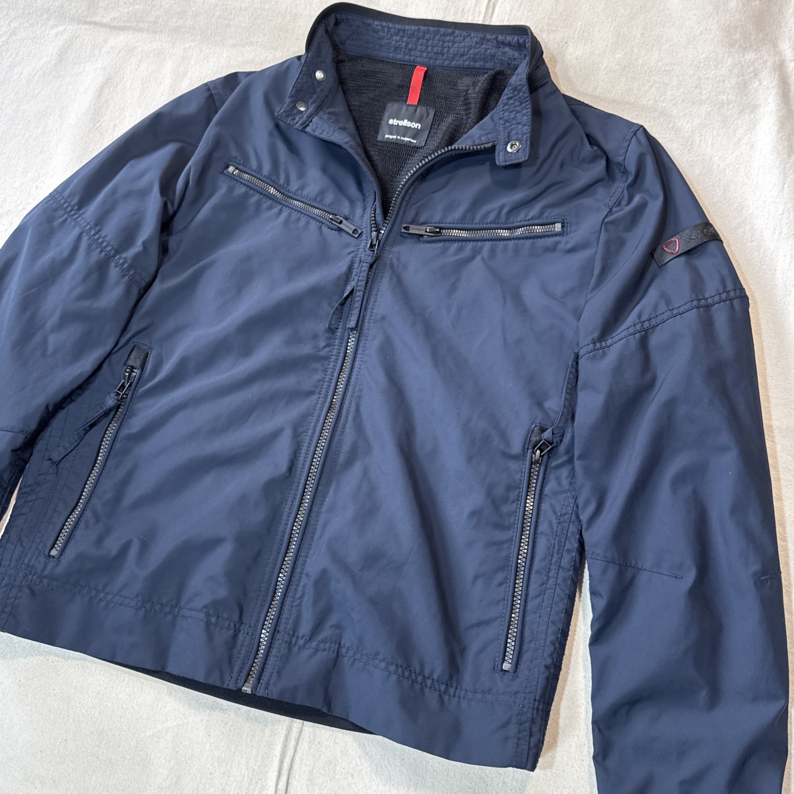 Strellson Men’s Jacket Size Small Swiss Navy Blue