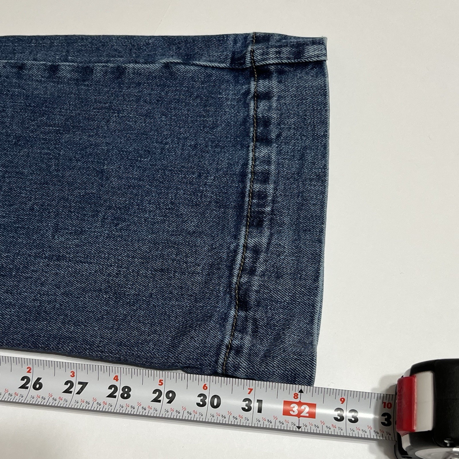 Wrangler Retro Mid Rise Trouser Jean Women’s Tag 28×34 (28×32) Blue Western