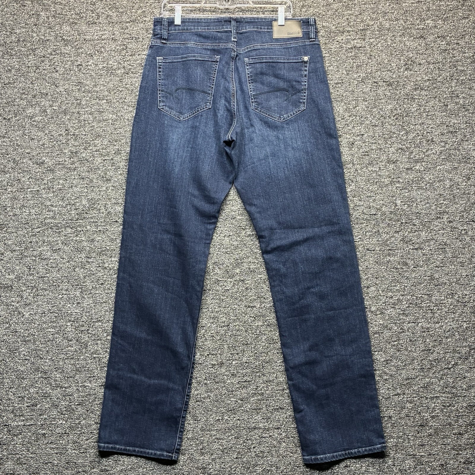 Mavi Matt Jeans Men 34×36 Dark Blue Relaxed Fit Straight Leg Stretch Denim Pants