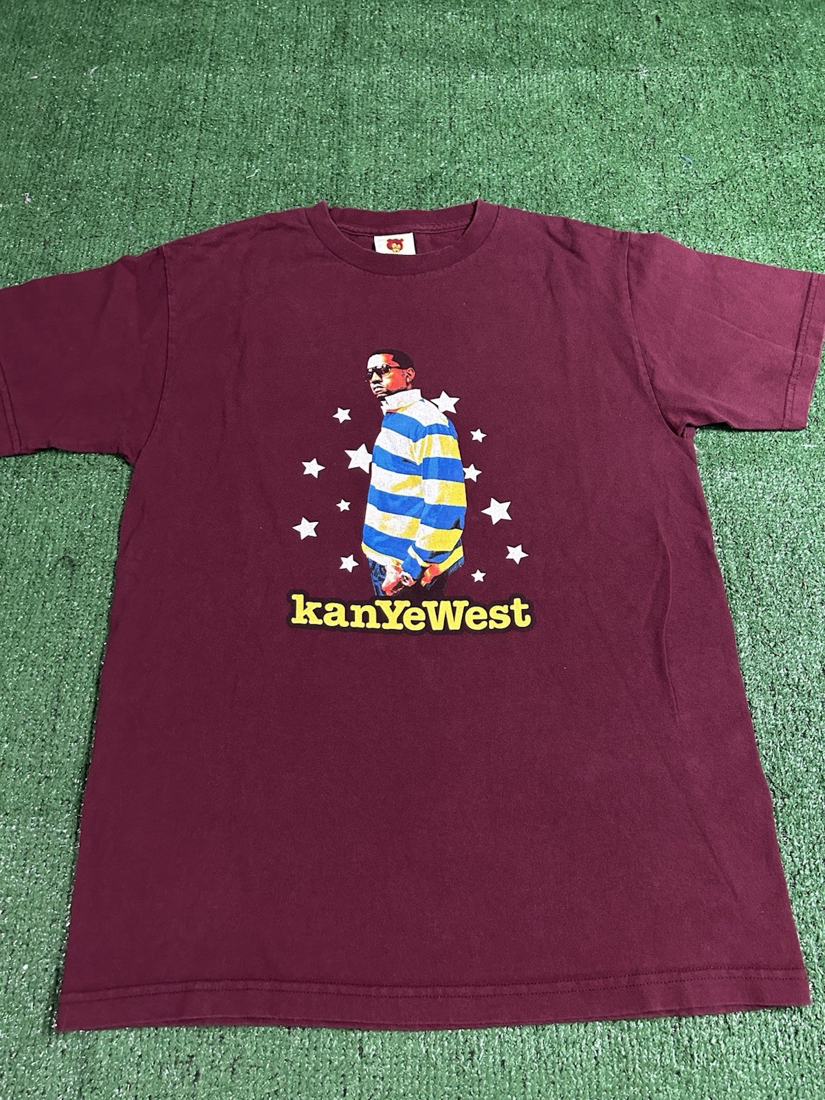 Vintage 2004 Kanye West School Spirit Tour T shirt the College Dropout Sz M Y2K