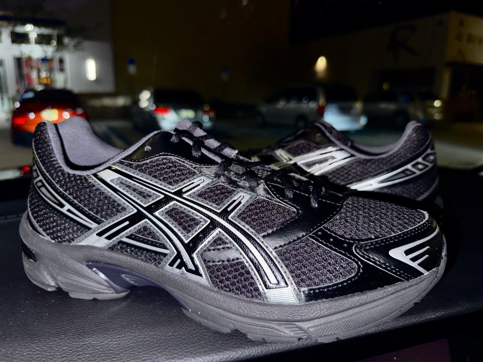 Men’s Size 7.5 ASICS Gel-1130 Black Pure Silver 1201A906-001 Brand New