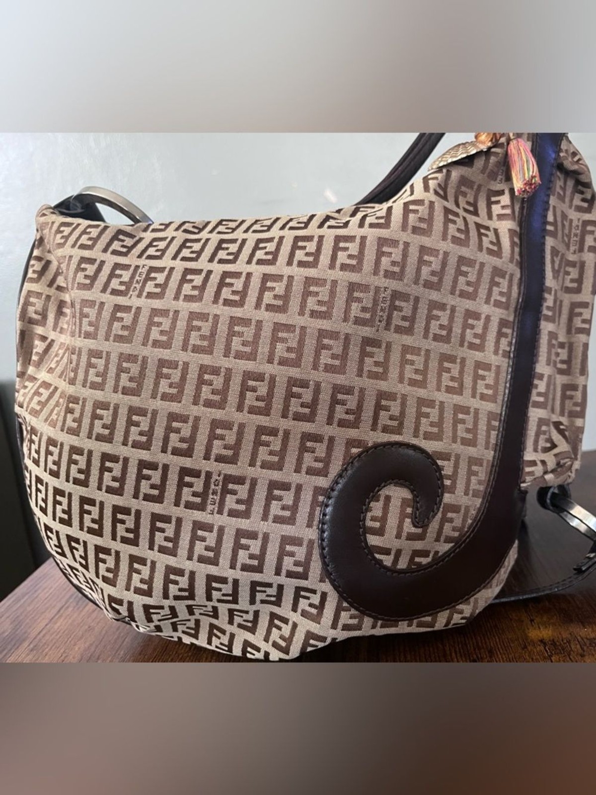 Fendi zucca oyster bag
