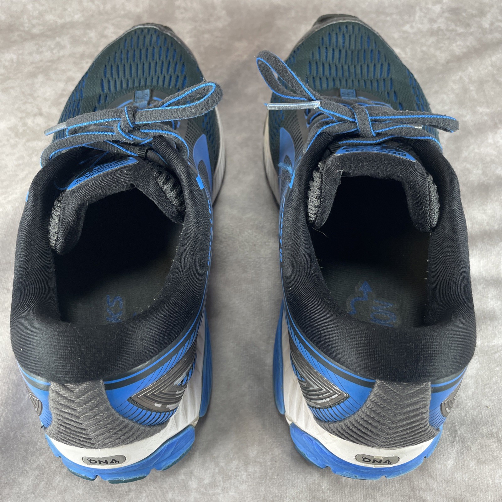 Brooks Mens Ghost 10 Black/Blue Running Shoes (1102571D056), Size: 9 #JJ17+13